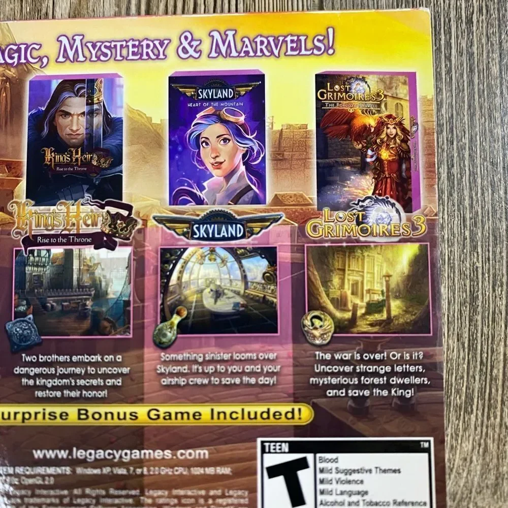 NEW-Legacy Interactive Fantastic Fables 4 Amazing Hidden Object PC Games Teens